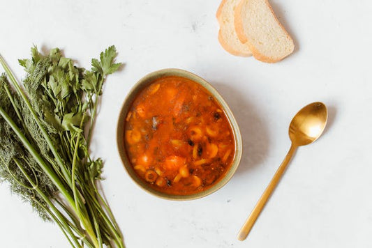 Waterless Minestrone Soup in Platinum Cookware